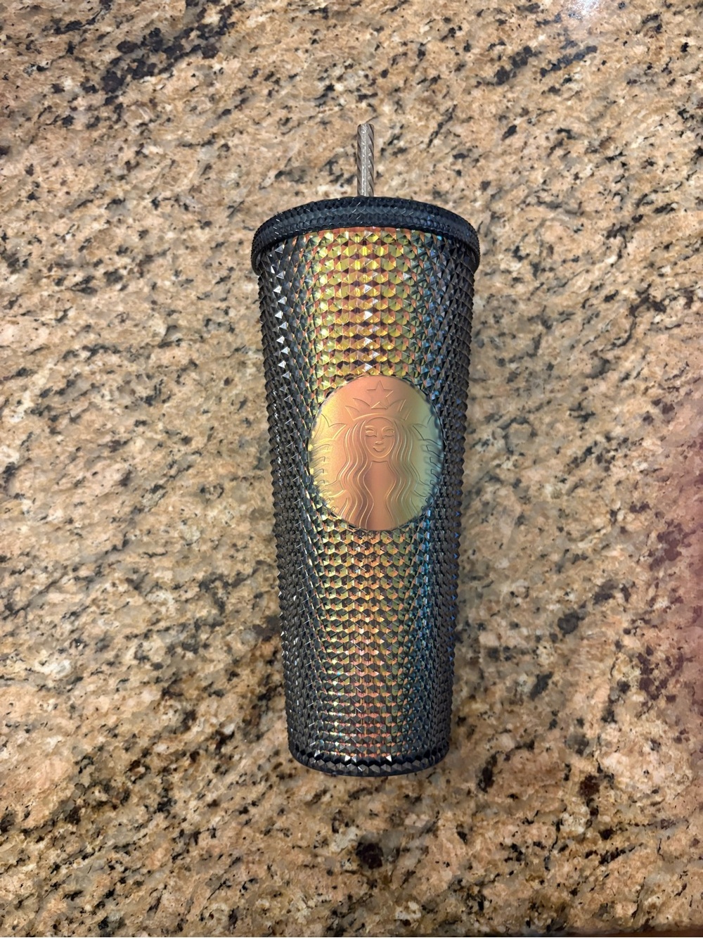 Starbucks Black Iridescent Studded Tumbler